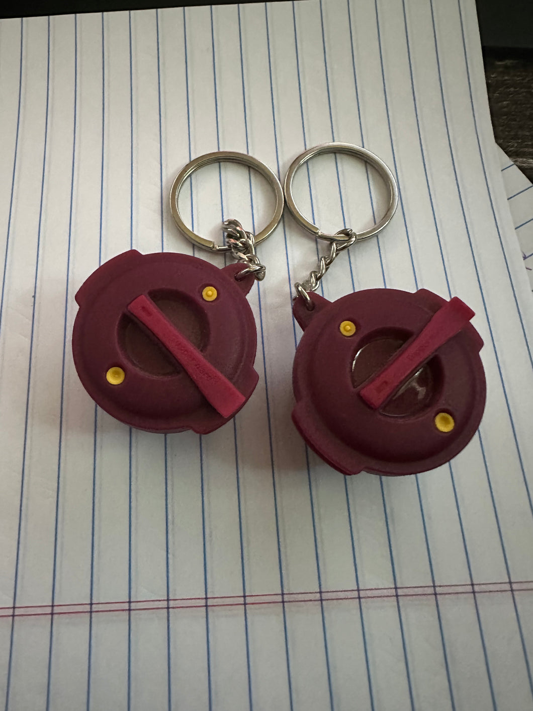 Tupperware Keychans